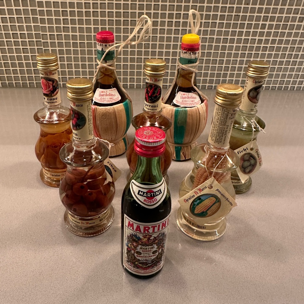 Vintage French Mini Bottle Collection